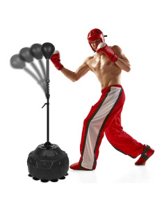 Bolsa de Boxeo de Pie Ajustable INNOLIFE con Base Gruesa