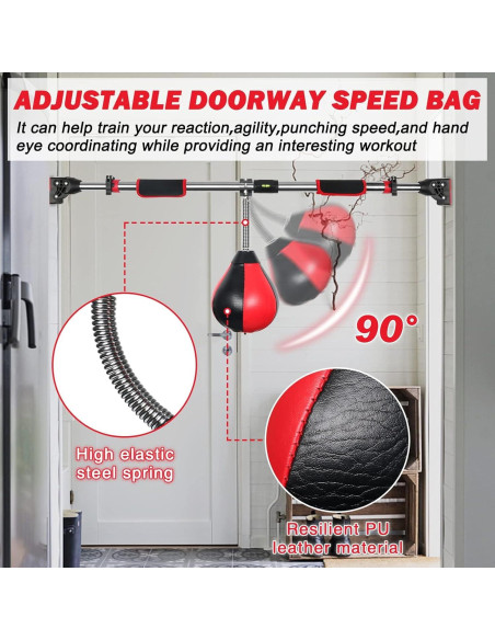 Saco de Boxeo Speed Bag WINTECY Ajustable 93-107 cm