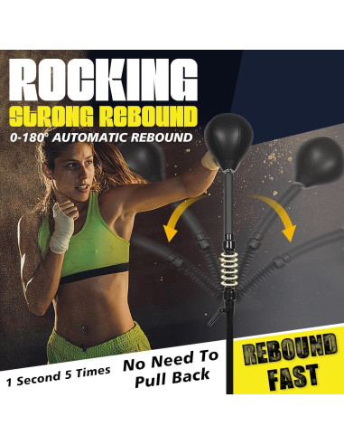 Bolsa de Reflexión de Boxeo Genérica Ajustable 142.5-182 cm