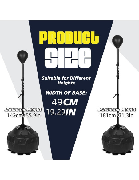 Bolsa de Reflexión de Boxeo Genérica Ajustable 142.5-182 cm