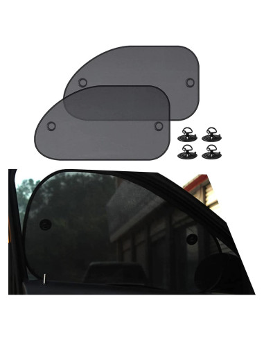 Protector Solar para Ventanas Laterales de Coche cerfioo 2 PCS