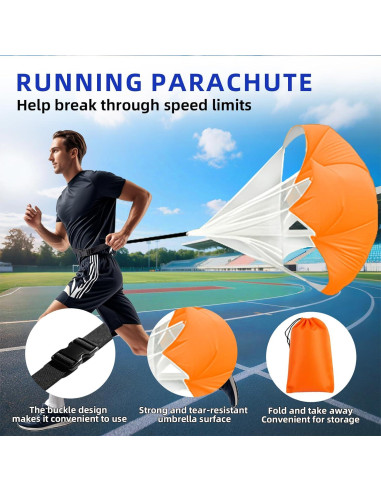 Equipo de Entrenamiento de Velocidad Sunbaba - Escalera 6.1m, 4 Vallas, 12 Conos