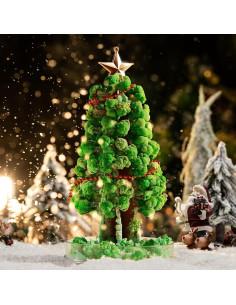 Kit de Crecimiento de Cristales Mideer Árbol de Navidad 17.5cm 2