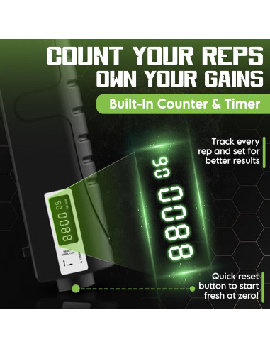 Entrenador de Fuerza de Agarre Godrop 10-120kg Ajustable