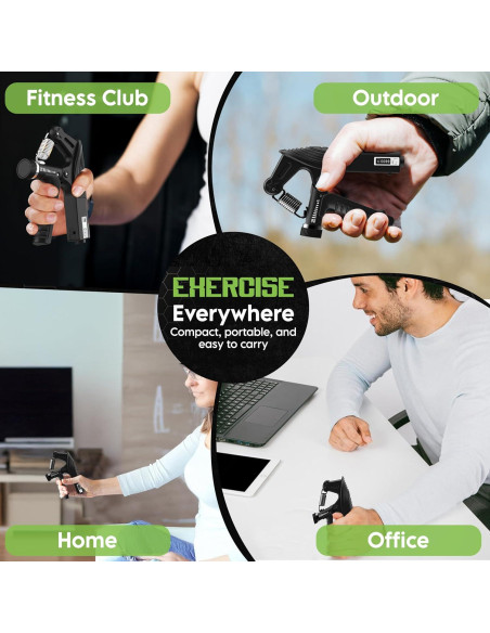 Entrenador de Fuerza de Agarre Godrop 10-120kg Ajustable