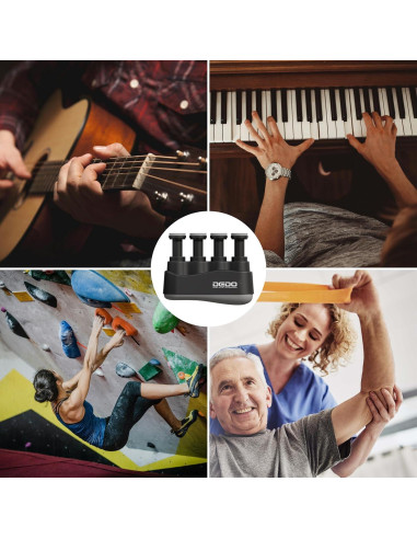 Entrenador de Fuerza de Agarre DIDA, Fortalecedor de Dedos Ergonómico