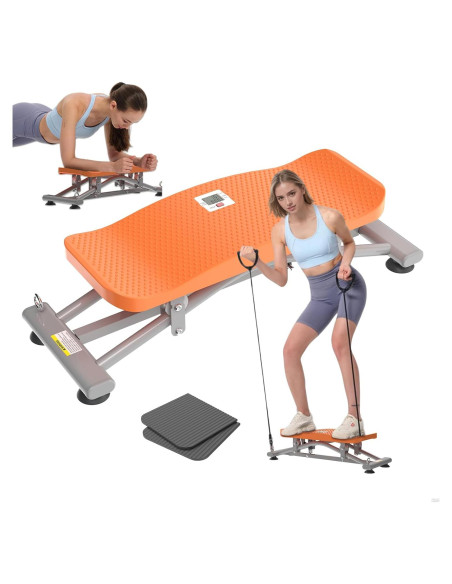 Máquina de Equilibrio WEGAIN 2 en 1 con Bandas y LCD 136kg