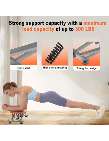 Máquina de Equilibrio WEGAIN 2 en 1 con Bandas y LCD 136kg