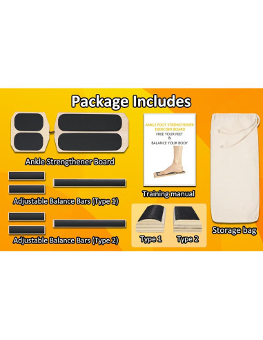 Entrenador de Fuerza de Tobillo MUCITAGF - Estabilidad y Rehabilitación
