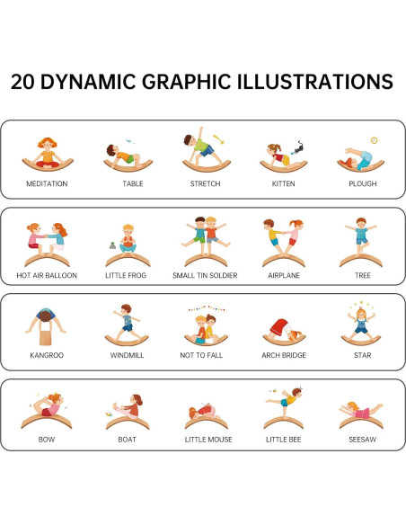 Tabla de Equilibrio KHTO para Niños y Adultos - Madera de Haya