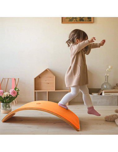 Tabla de Equilibrio KHTO para Niños y Adultos - Madera de Haya