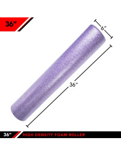 Rodillo de Espuma JFIT Alta Densidad 91 cm Púrpura 2
