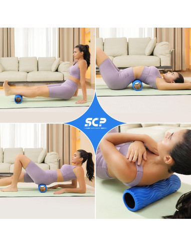 Rodillo de Espuma SUBCULTUREPICK 38 cm para Masaje Muscular