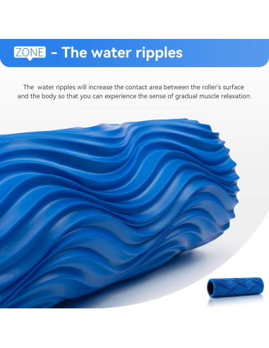 Rodillo de Espuma SUBCULTUREPICK 38 cm para Masaje Muscular