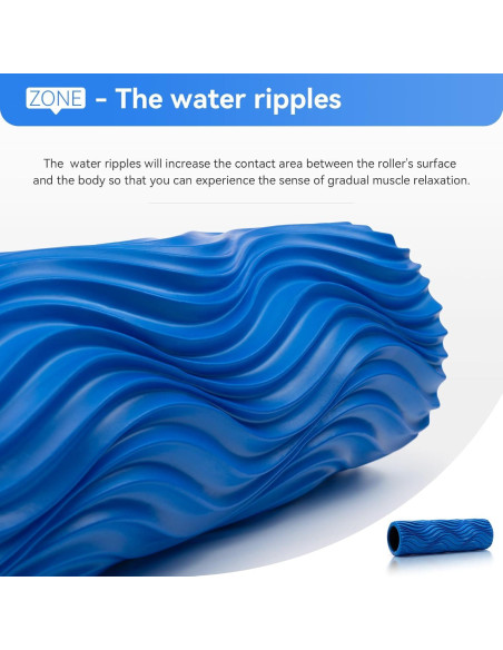 Rodillo de Espuma SUBCULTUREPICK 38 cm para Masaje Muscular