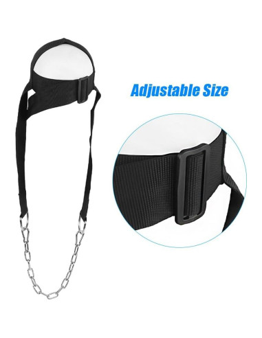 Arnés de Cuello Tiiyee para Entrenamiento de Fuerza - Nylon Ajustable