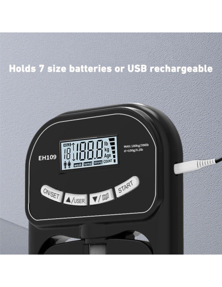 Conjunto de probador y entrenador de fuerza de agarre Captain - dinamómetro electrónico 180kg