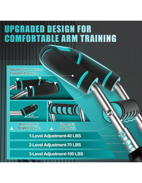Entrenador de Brazos Rycid SK-1 Ajustable 40-100 lbs