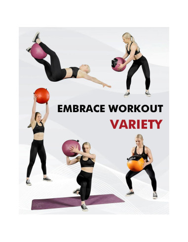 Balón Medicinal Suave Mikolo 4.5-11.3kg para Entrenamiento