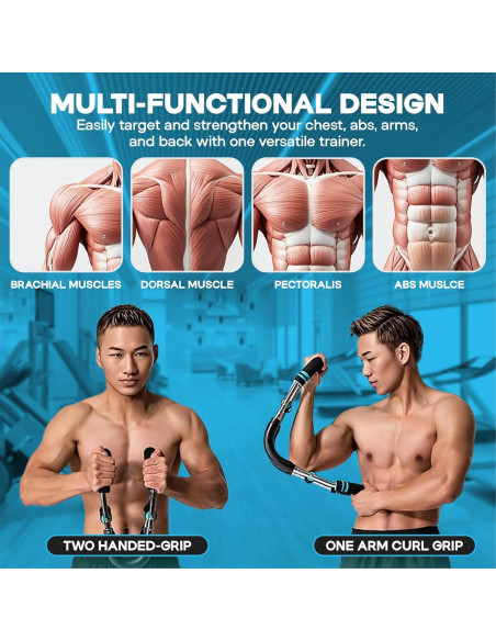 Entrenador de Brazo Twister Almaro 40-100lbs (18-45kg) Ajustable