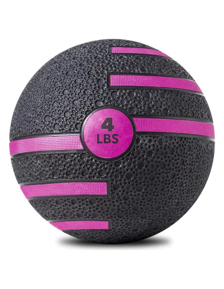 Bola Medicinal JFIT 1.81 KG Doble Textura para Ejercicio