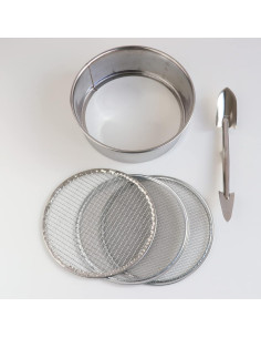 Kit de Jardinería Wazakura: Tamiz y Pala de Acero Inoxidable 2