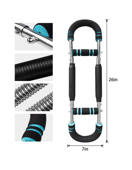Entrenador de brazos Shaker Twister XVESOY SX1 30-50kg