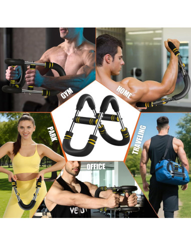 Entrenador de brazos Twister OPDEKEHA 6 niveles resistencia 13.6-54.4 kg