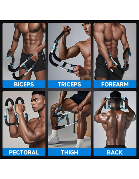 Entrenador de brazos Boilsum U ajustable 18-59kg para pecho