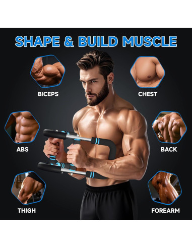 Entrenador de brazos Boilsum U ajustable 18-59kg para pecho