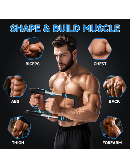 Entrenador de brazos Boilsum U ajustable 18-59kg para pecho