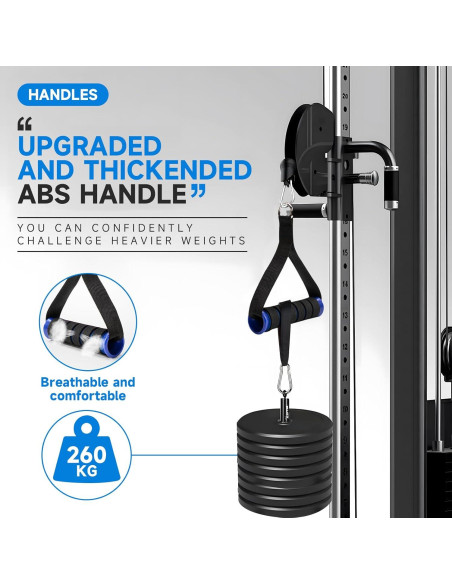 Entrenador de brazos Boilsum U ajustable 18-59kg para pecho