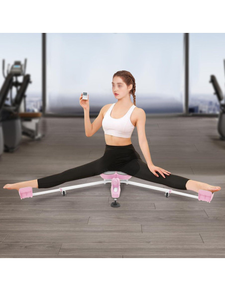 Estirador de Piernas Jiabailie Rosa Ajustable para Flexibilidad