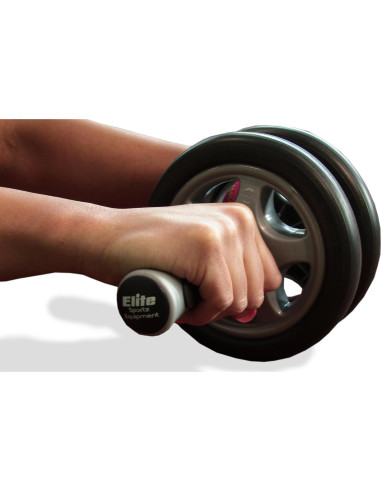 Rueda de Abdominales Elite Sportz Doble - Entrenamiento Compacto