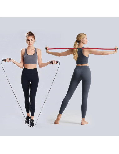 Kit de Rueda de Abdominales READAEER con Accesorios Completo