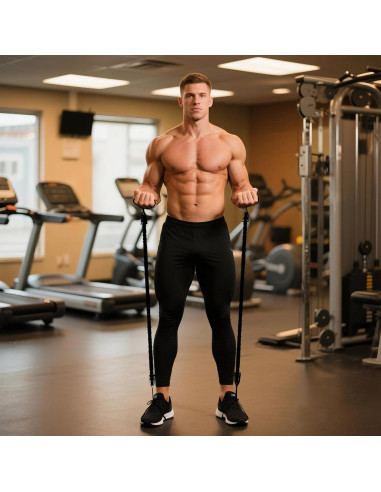 Kit de Rueda de Abdominales READAEER con Accesorios Completo