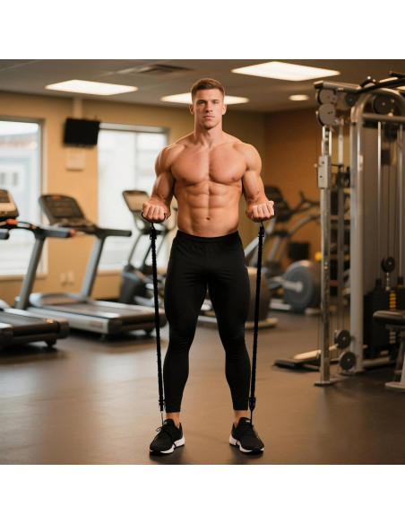 Kit de Rueda de Abdominales READAEER con Accesorios Completo