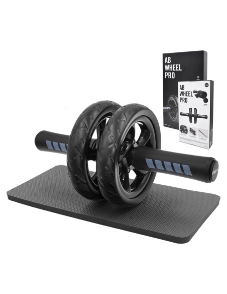 Rodillo Abdominal Doble Rueda FEELCAT con Almohadilla 30cm