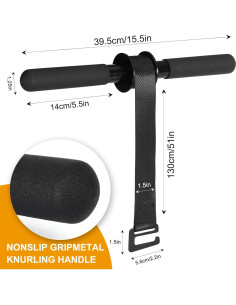 Fortalecedor de Antebrazo WOCUME JuanWanBang, Rodillo Negro 2