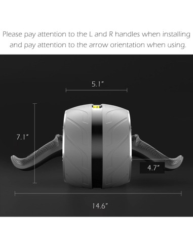 Rueda de Abdominales A.F.N.A.L con Resorte y Almohadilla