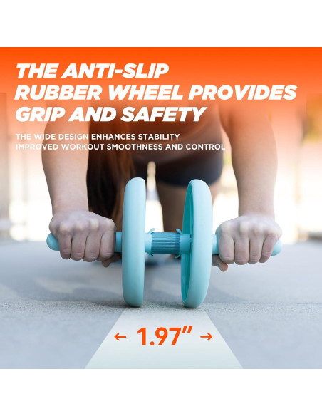 Rueda Ab Roller Body Factor con Almohadillas y Banda Elástica