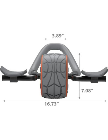 Rueda de Abdominales 4D NAMXX con Soporte para Codos y Almohadilla