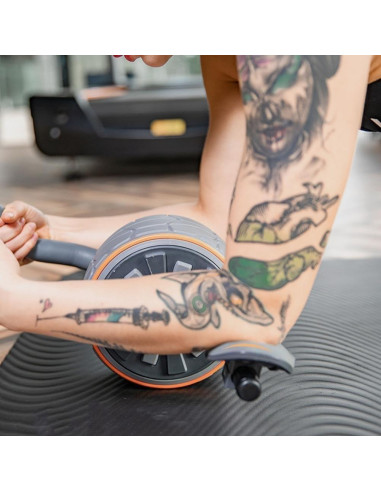 Rueda de Abdominales 4D NAMXX con Soporte para Codos y Almohadilla