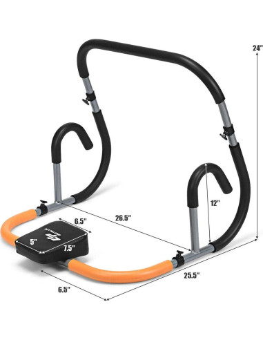 Rodillo Abdominal Goplus Portátil para Ejercicio en Casa 3.49 kg