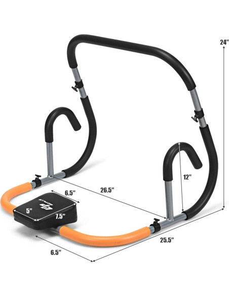Rodillo Abdominal Goplus Portátil para Ejercicio en Casa 3.49 kg