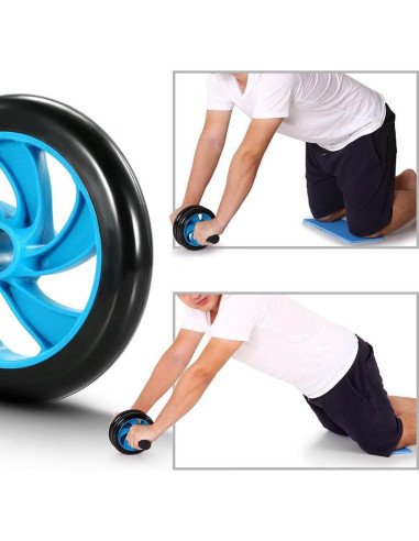 Kit de Ejercicio en Casa TOMSHOO 5 en 1: Rueda Abdominal, Flexiones, Cuerda