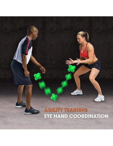 Bola de Reacción AIRLAXER para Entrenamiento Mano-Ojo - 2 Unidades