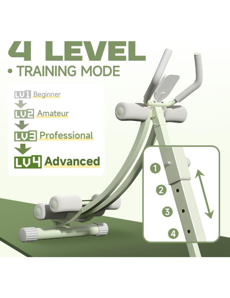 Máquina Abdominal Ajustable Fitnzoby para Gimnasio en Casa