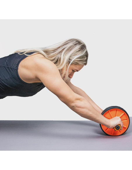 Rueda Abdominal Phoenix Fitness - Tonifica Cuerpo 30cm Gris