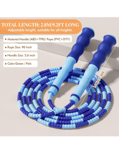 Cuerda de saltar ajustable Mipibis para niños 243 cm 2